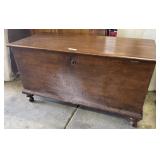 Vtg Dovetailed Pine Blanket Chest.