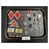 WWII U.S. Military Pins, Badges & Patches.
