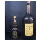 2 Bottles Of Seagrams Whiskey.