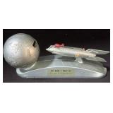 Strato Rocket Spaceship Mechanical Bank.