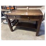 Ornate Oak Desk.