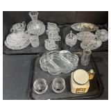 EAPG Glass, Snowman Jar.