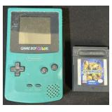 Nintendo Game Boy Color & Asteroids Game.