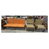 Mid Century Modern Sofa & Armchairs.