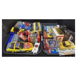 Large Lot Of Racing Car Toys.