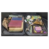 Books, Playing Cards, Cats Eye Marbles.