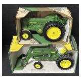 Pair Of NOS ERTL Die Cast John Deere Tractors.