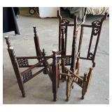 (3) Oriental Style Plant/Table Stands.