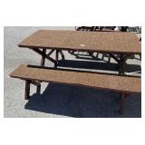 6ft Wooden Picnic Table.