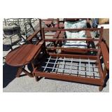 Vtg Wooden Patio Furniture.