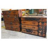 Antique Japanese Meiji Period Style Sendai Tansu