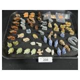 Lot Of Various Ceramic Wade England Figurines.