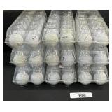 9 Egg Cartons Of Various Golfballs.