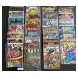 Comic Books, Marvel & DC, X-Men, Military Comics.
