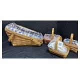 4 Longaberger Baskets.