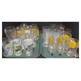 Large Lot Of Glasses.