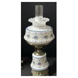 Very Good Hand Painted Table Lamp.