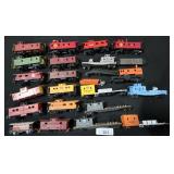 Train Cars, Cabooses, Maintenance Cars.