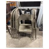 (6) Steel Folding Chairs.