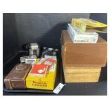 Lot Of Cameras, Attachments, Flashbulbs.