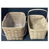 Pair Of Longaberger Baskets.