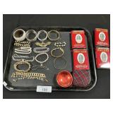 Jewelry, Prince Albert Adv. Tins, Beanbag Ashtrays