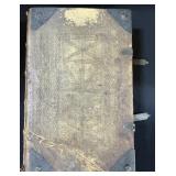 1798 Leatherbound Illustrated German Bible.