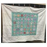 Diamond Patchwork Quilt.