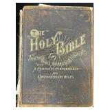 1898 Leatherbound Wilmoreï¿½s Holy Bible.