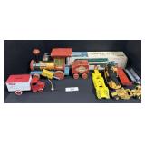 Hess Truck, Toy Trailers, Still Car Bank.