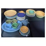 Large Lor Of Fiesta Ware Dinnerware.