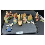 Nativity Set, Chalkware.