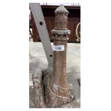 Concrete Lighthouse Yard Art.