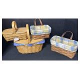 4 Longaberger Baskets.