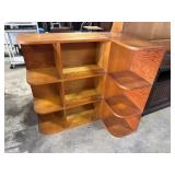 Rustic Pine Corner Shelf.