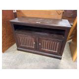 Modern Mahogany Console Table.