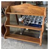 Grainy Oak Hanging Shelf.