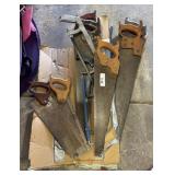 Vtg Hand Saws.