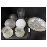 Vintage Light Fixtures & Light Shade.