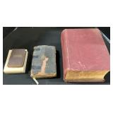 1872 Green Pastures, Masonic Bible, Medical Book.