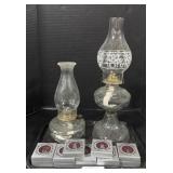 Pewter Collectables & Oil Lamps.