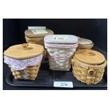 5 Longaberger Baskets.