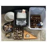 Miniature Figures, Enamel Bowl, Food Storage.