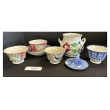 Gaudy Dutch Dish, Staffordshire Spatterware Cup.