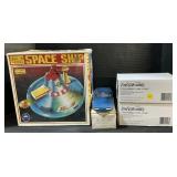 Alps Space Ship, Ertl Corvette & JL Kraft Wagons.