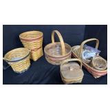 Large Lot Of Longaberger Baskets.