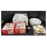 Christmas Dinnerware, David Carter Plates, Mugs.