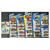 25 NOS HotWheels, 1 Road Champs Die Cast Cars.
