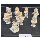 Lenox Snow White & 7 Dwarves S&P Shakers.