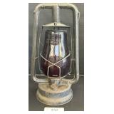 Vintage Dietz Hy-Lo NY Red Globe Railroad Lantern